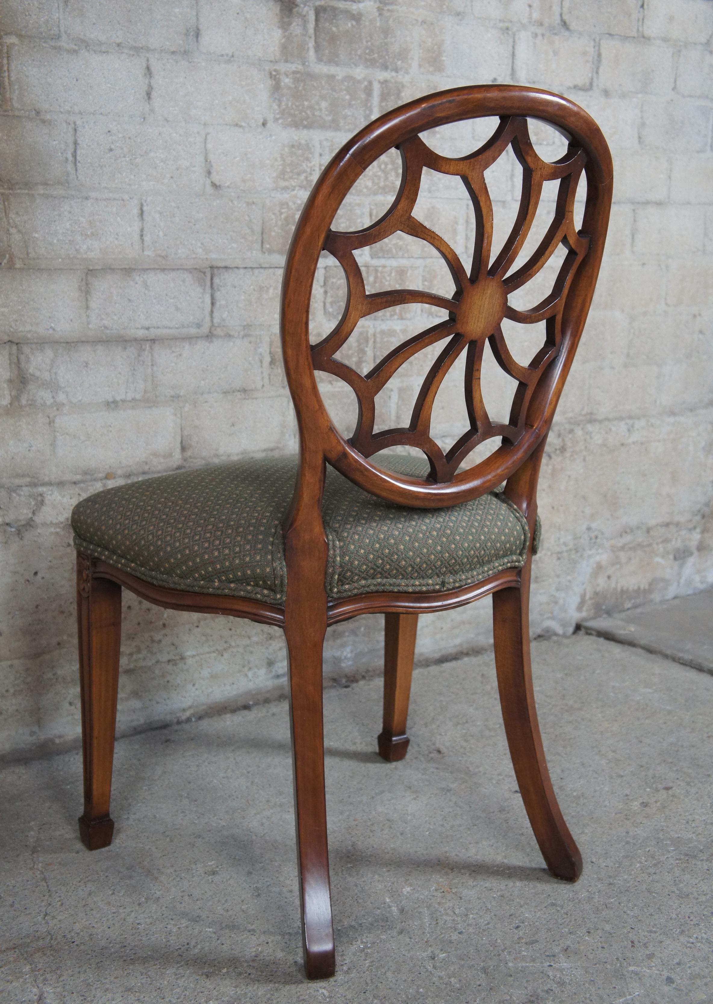 ethan allen spider back chair