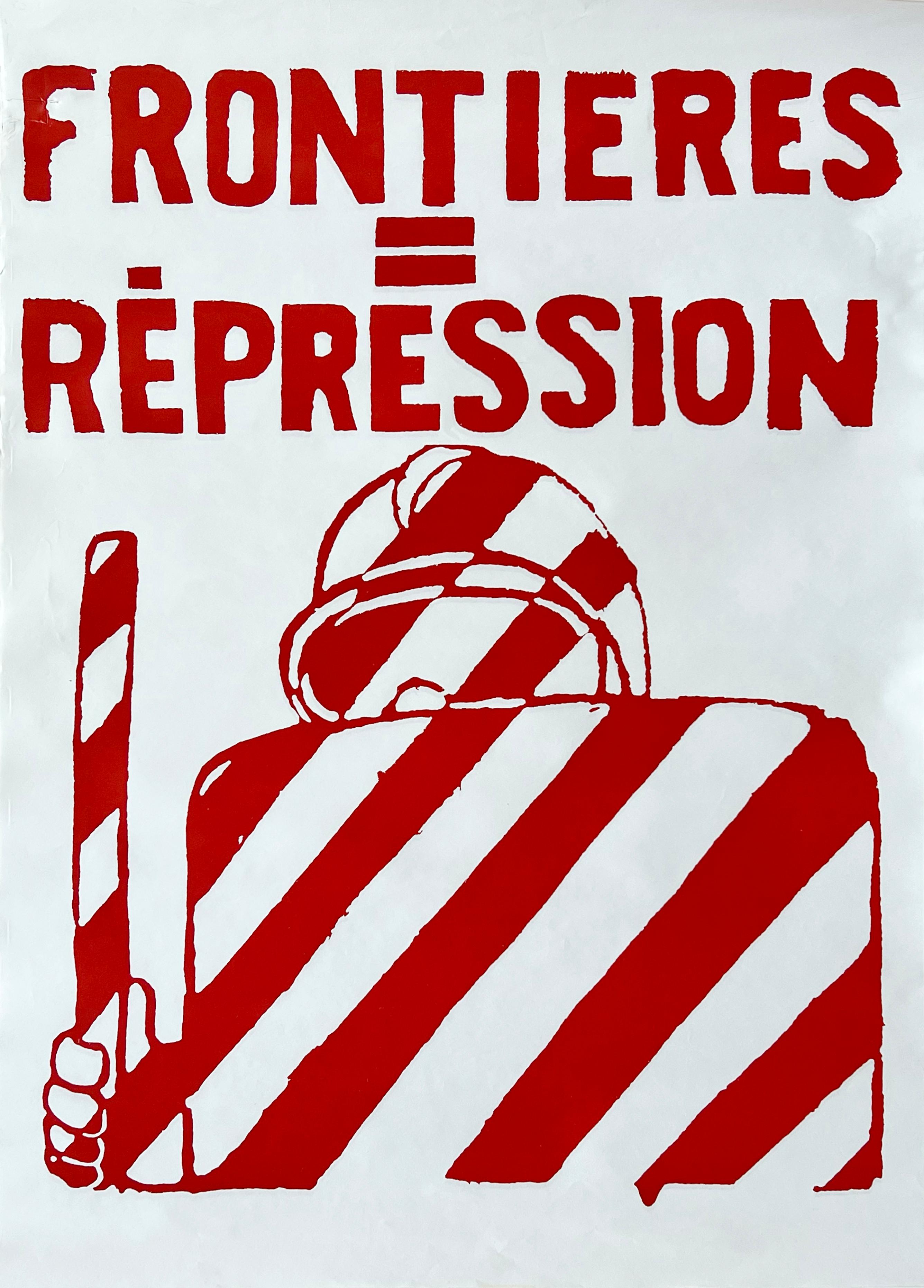 Ère spatiale 4 affiches politiques françaises vintage de mai 1968 en vente