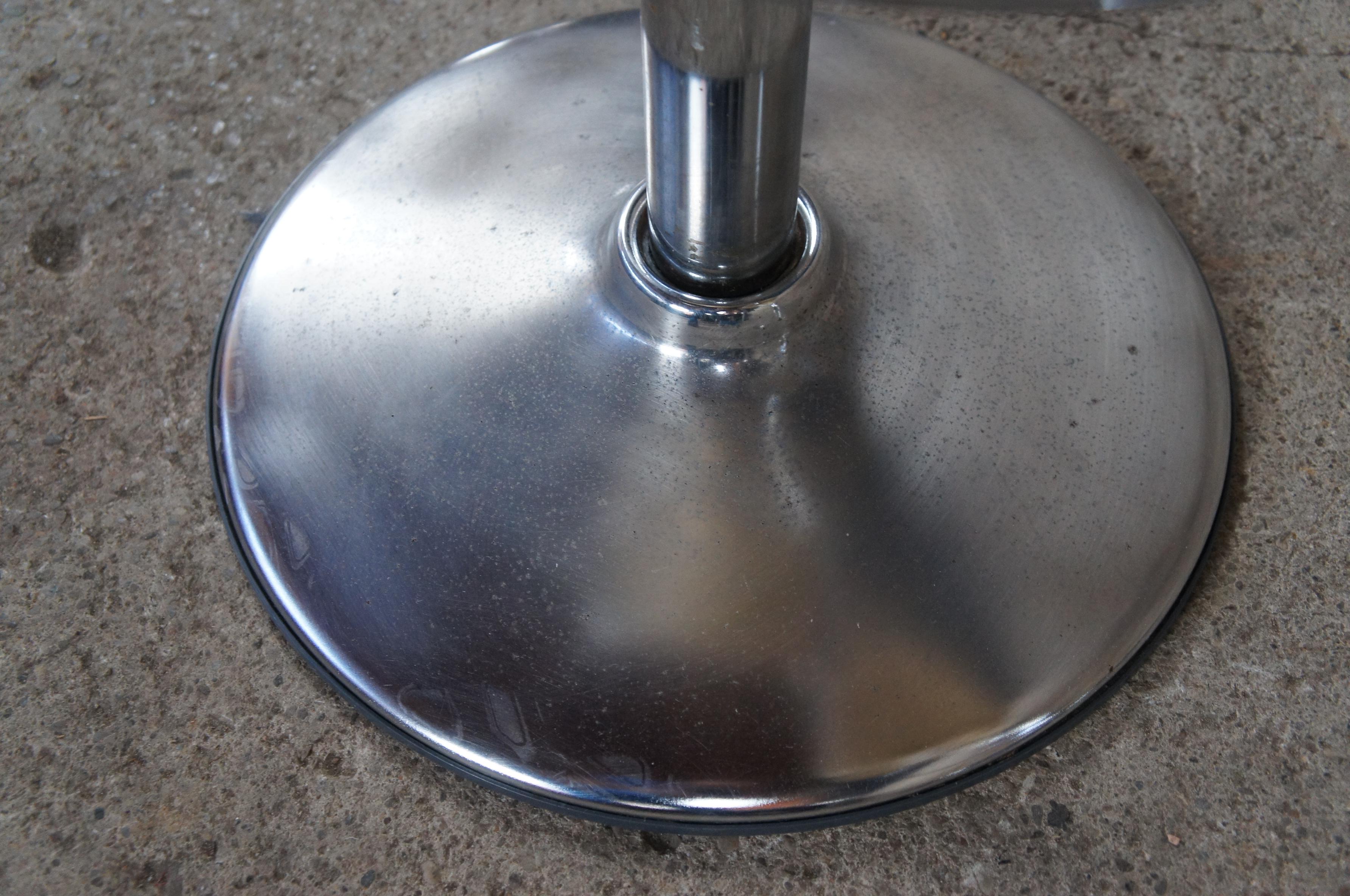 Mid-Century Modern 4 Vintage Magis Bombo Atomic Bar Kitchen Swivel Piston Stools Stefano Giovannoni