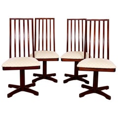 4 Vintage McIntosh Dining Chairs Rosewood, Set of 4, 1970s