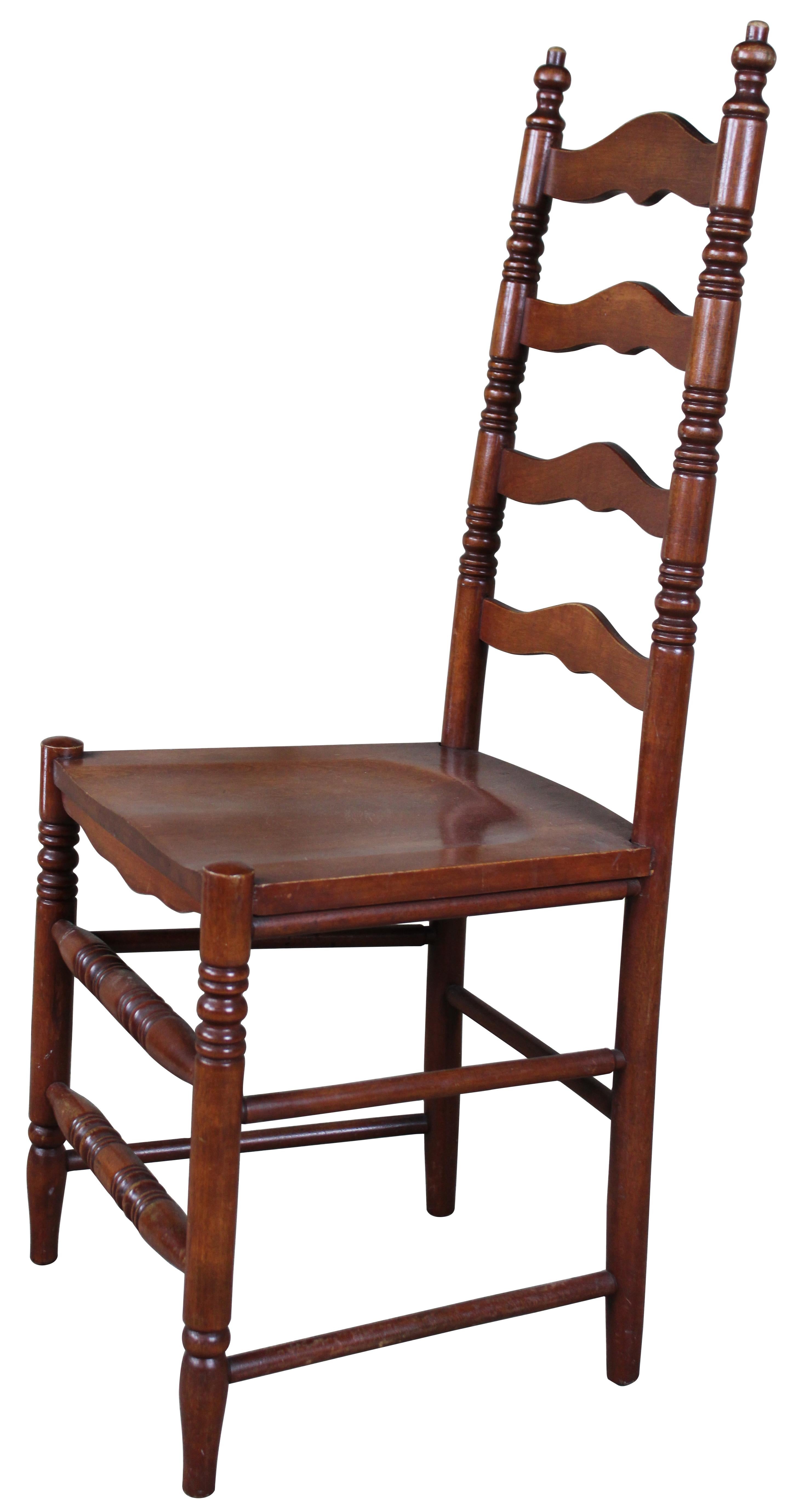 farmhouse ladder back chairs