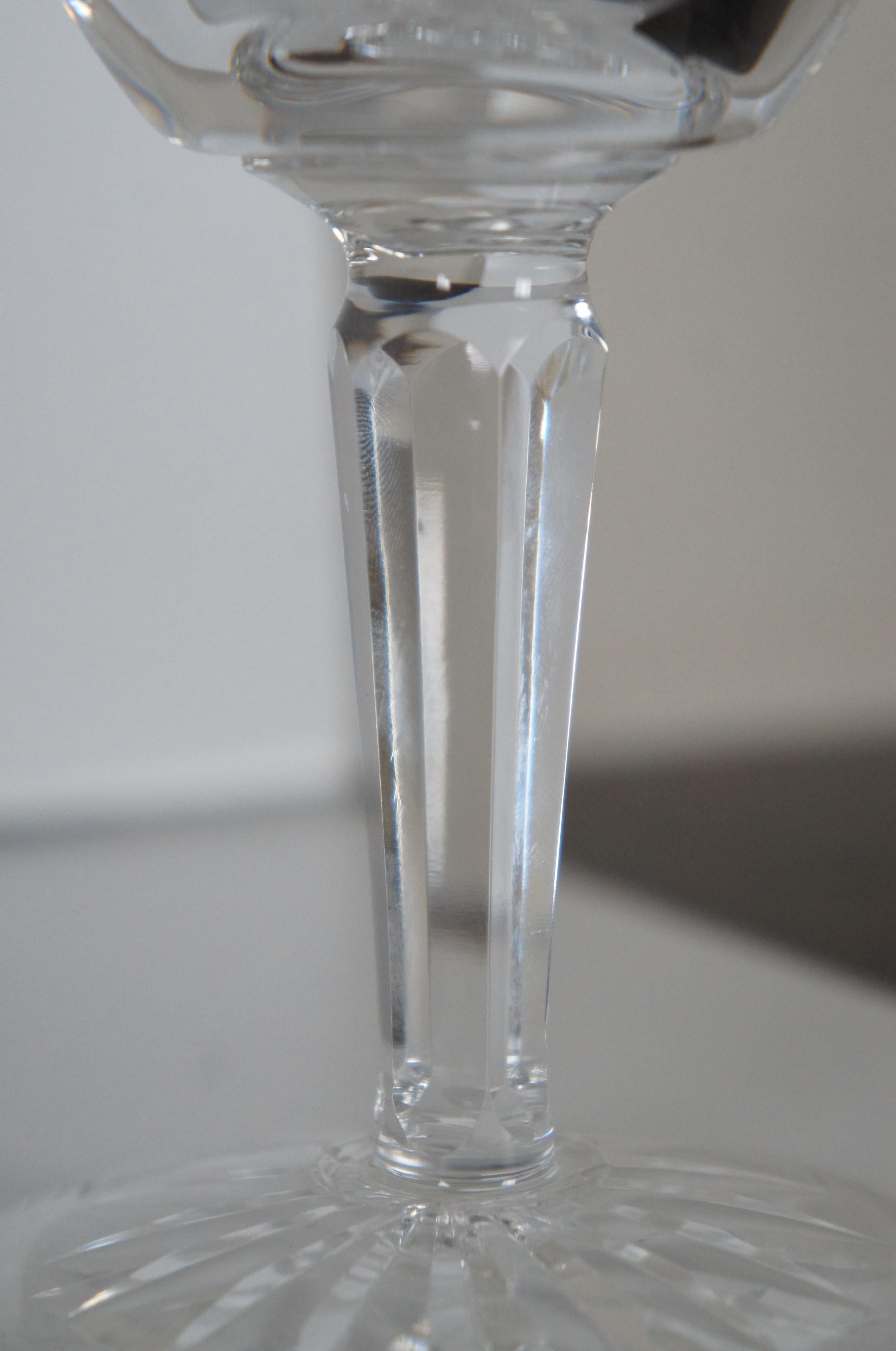 4 Vintage Waterford Crystal Comeragh Stemmed Water Goblets Wine Glasses 2
