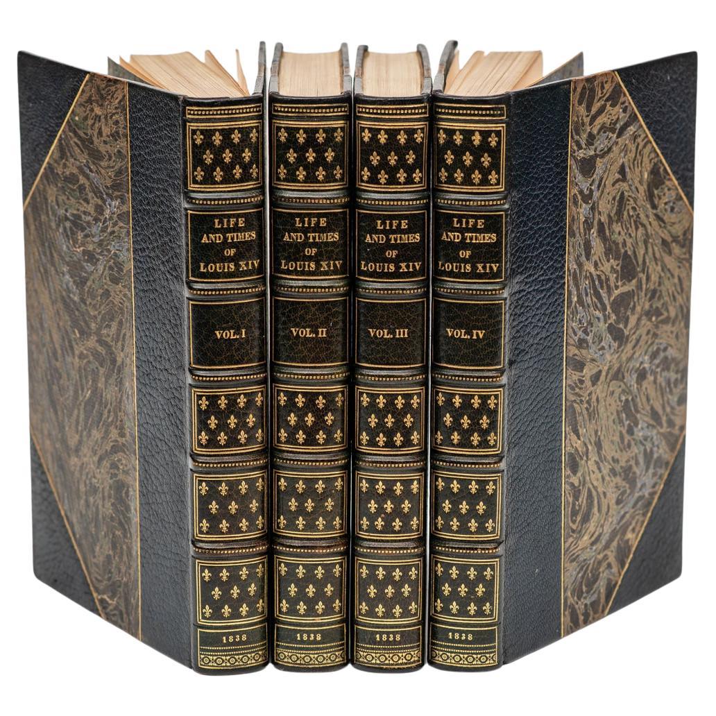 4 Vol. G.P.R. James Esq., Vida y época de Luis XIV en venta