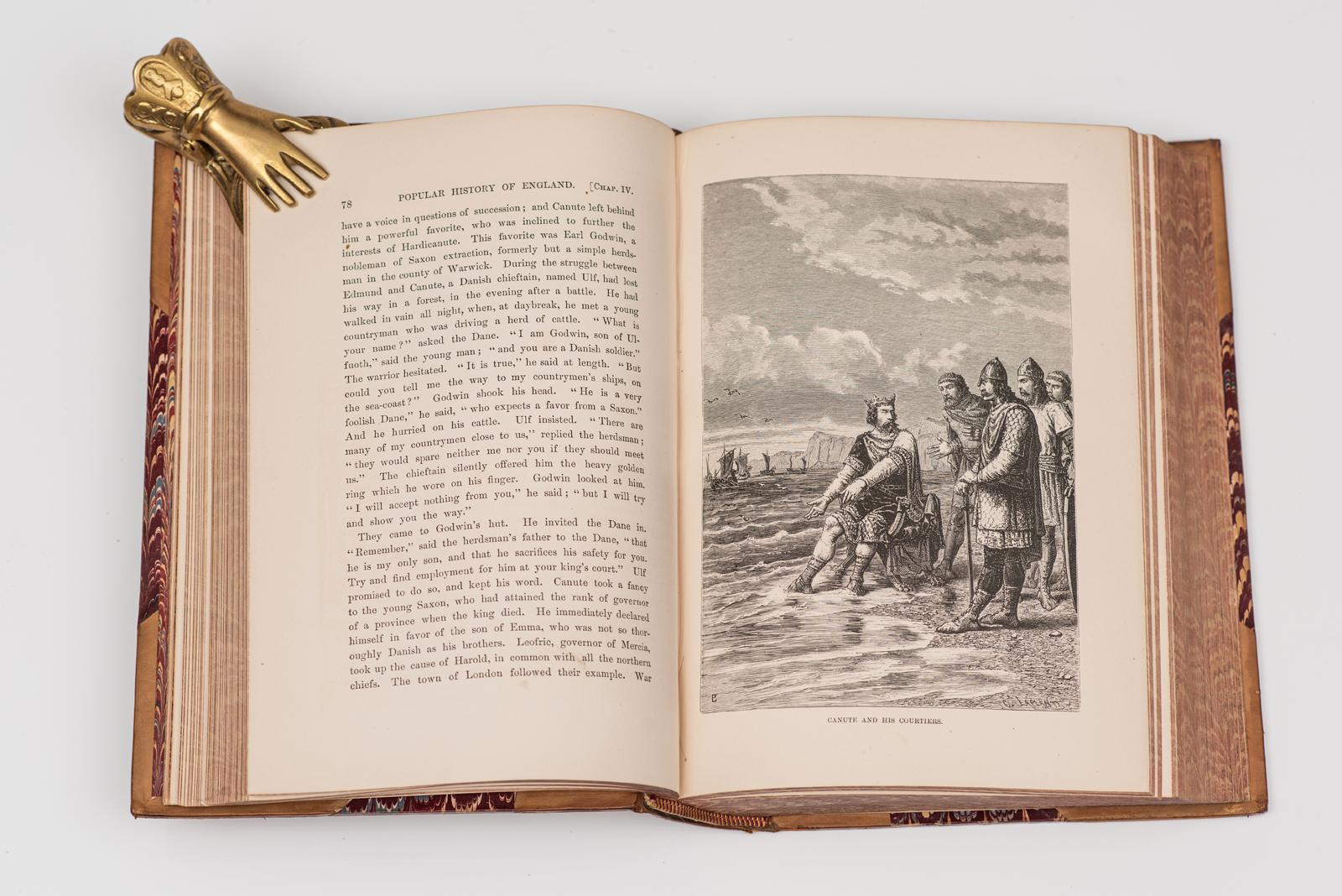 4 Vol. M. Guizot, Historia popular de Inglaterra en Bueno estado para la venta en New York, NY