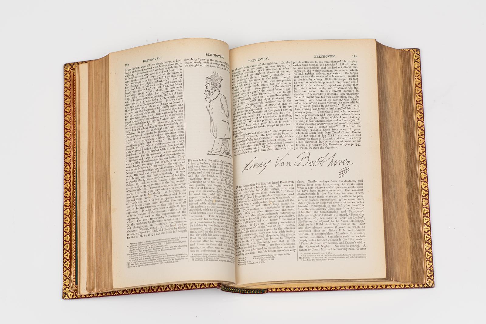 4 Vol. Sir George Grove, Dictionnaire de la musique et des musiciens Bon état - En vente à New York, NY
