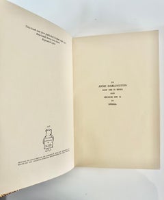 4 vols. A. A. Milne, Winnie The Pooh Series