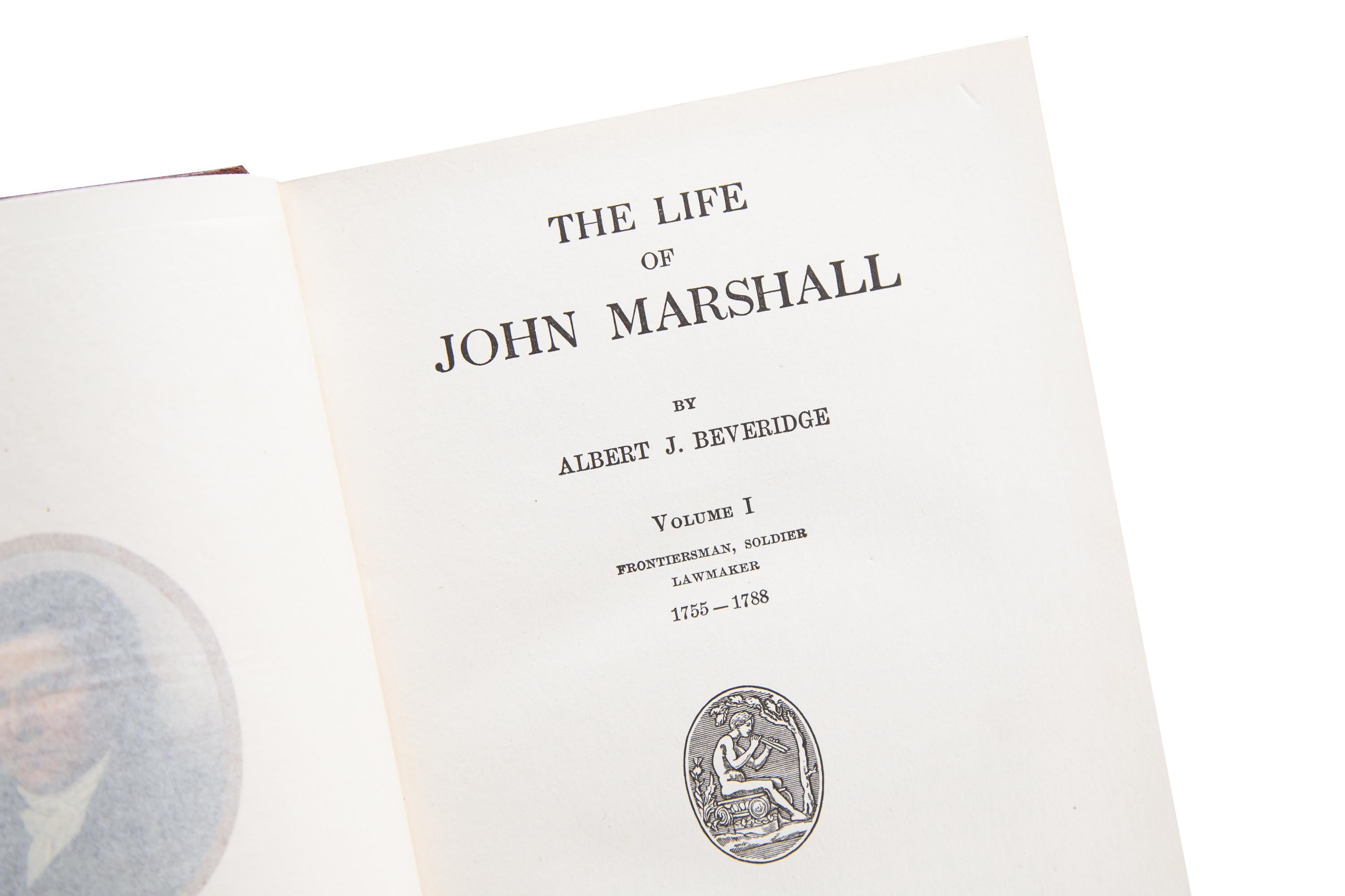 American 4 Volumes. Albert J. Beveridge, The Life of John Marshall