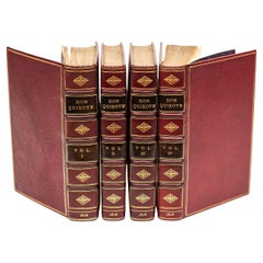 4 Volumes. Cervantes, Don Quixote.