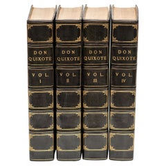 4 Volumes. Cervantes. Don Quixote.