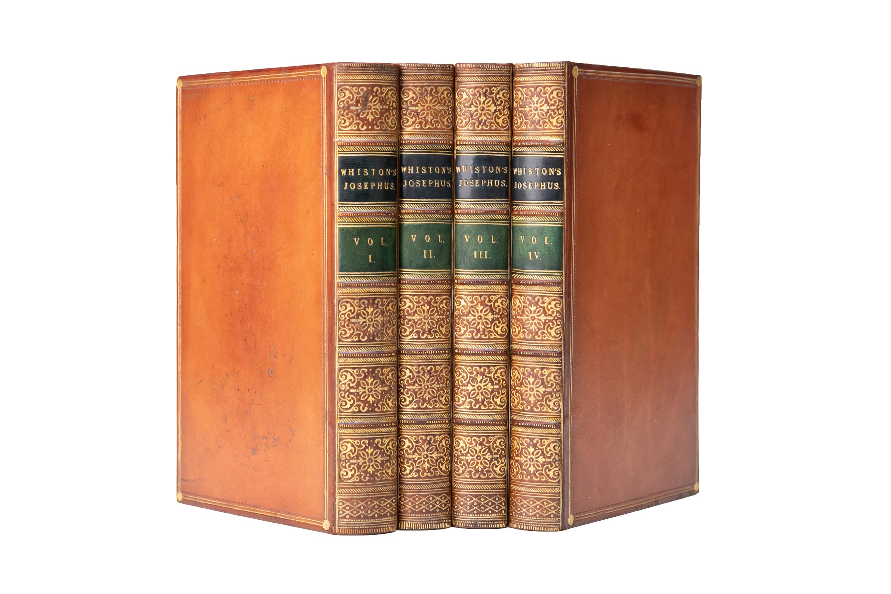 4 Volumes. Flavius Josephus, œuvres complètes