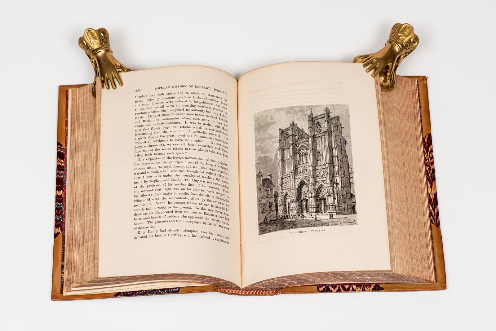 4 Volumes. Francois Pierre Guilaume Guizot, A Popular History of England In Good Condition In New York, NY