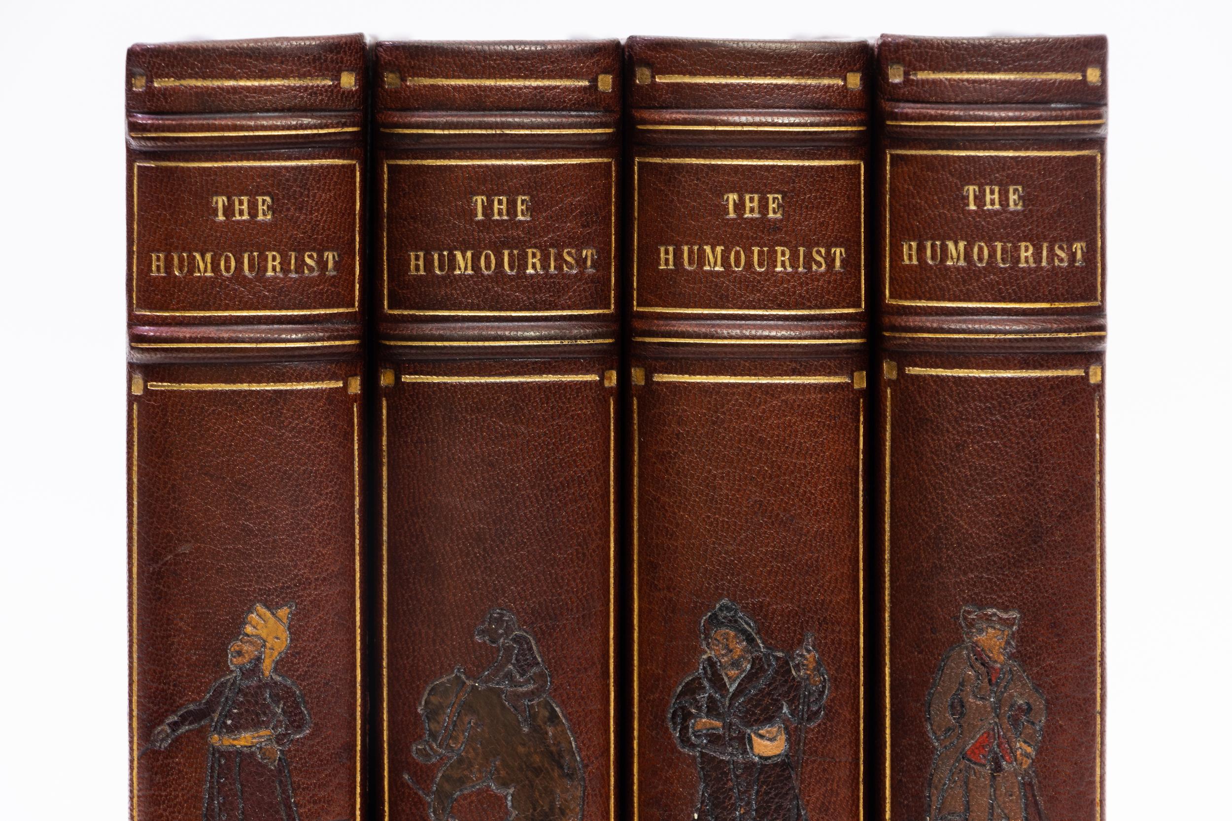 Leather 4 Volumes, George Cruikshank, The Humourist