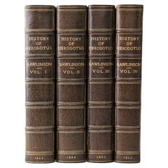 4 Volumes. George Rawlinson, Histoire d'Hérodote.