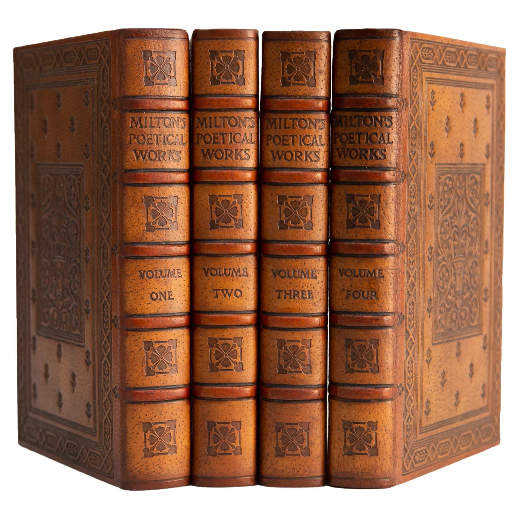 4 Volumes, John Milton, the Poetical Works