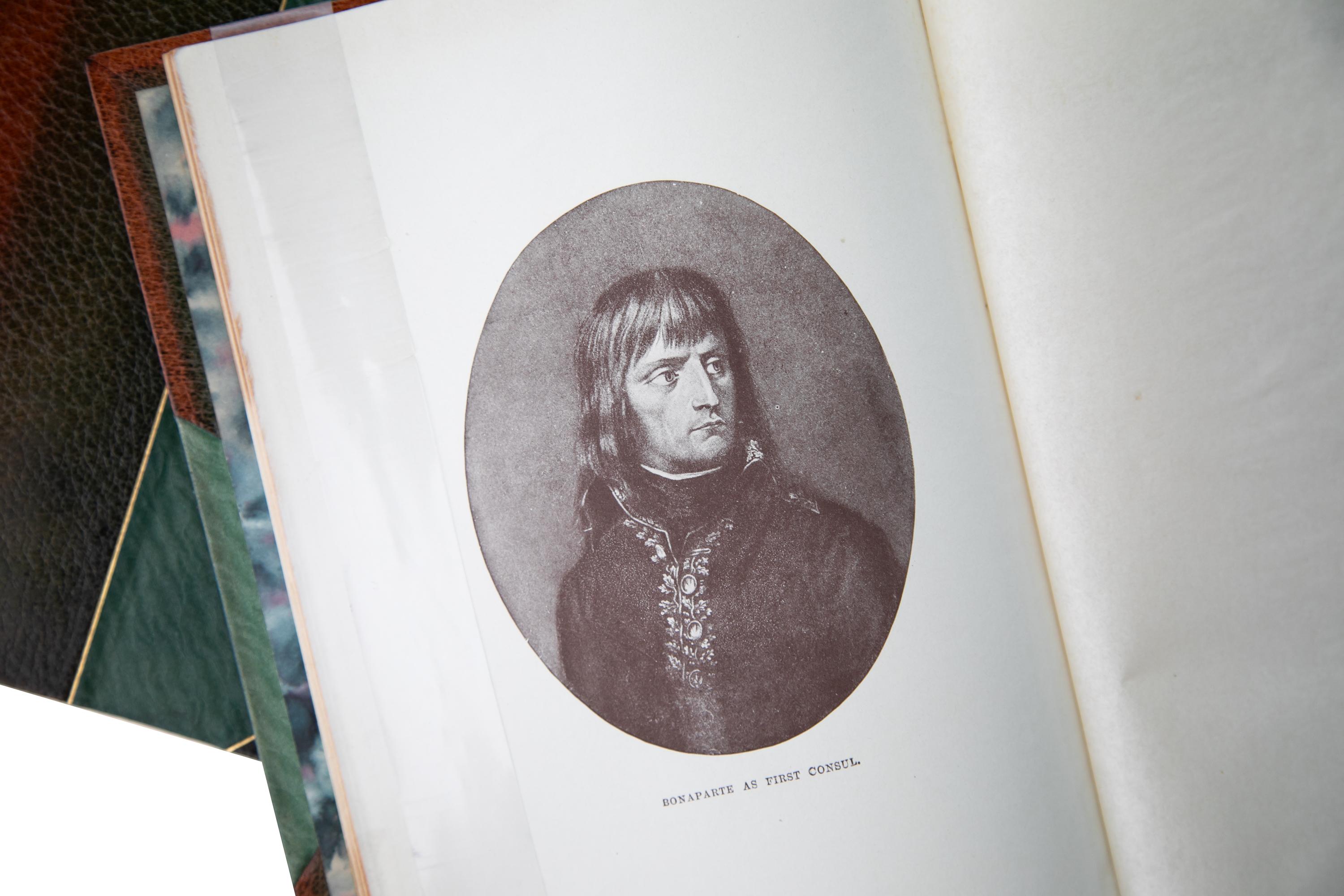 4 Volumes. John S.C. Abbott, the History of Napoleon Bonaparte. In Good Condition In New York, NY