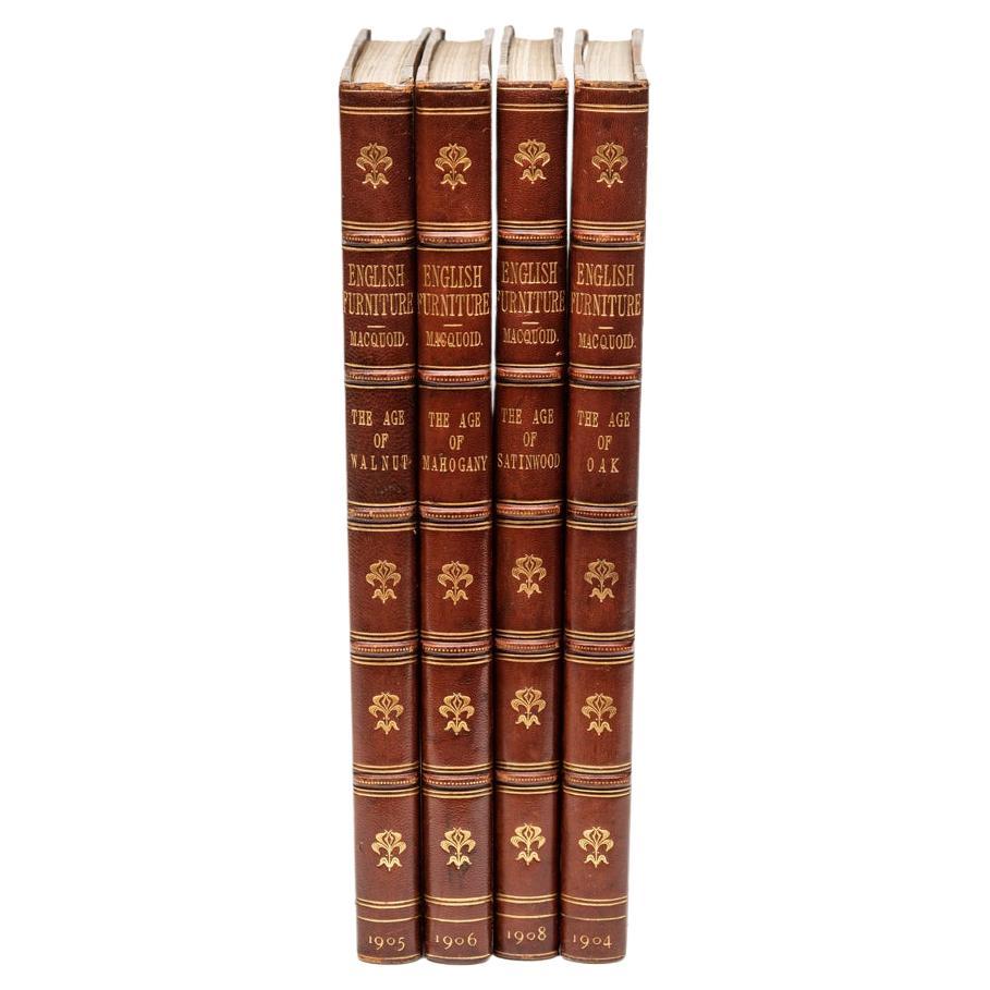 4 Volumes. Percy Macquod. A History of English Furniture.