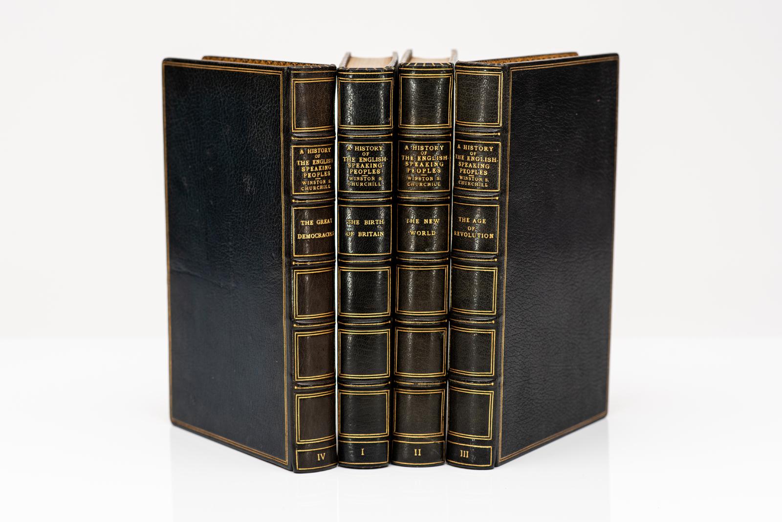 Anglais 4 Volumes. Sir Winston S. Churchill. Histoire des peuples anglophones en vente