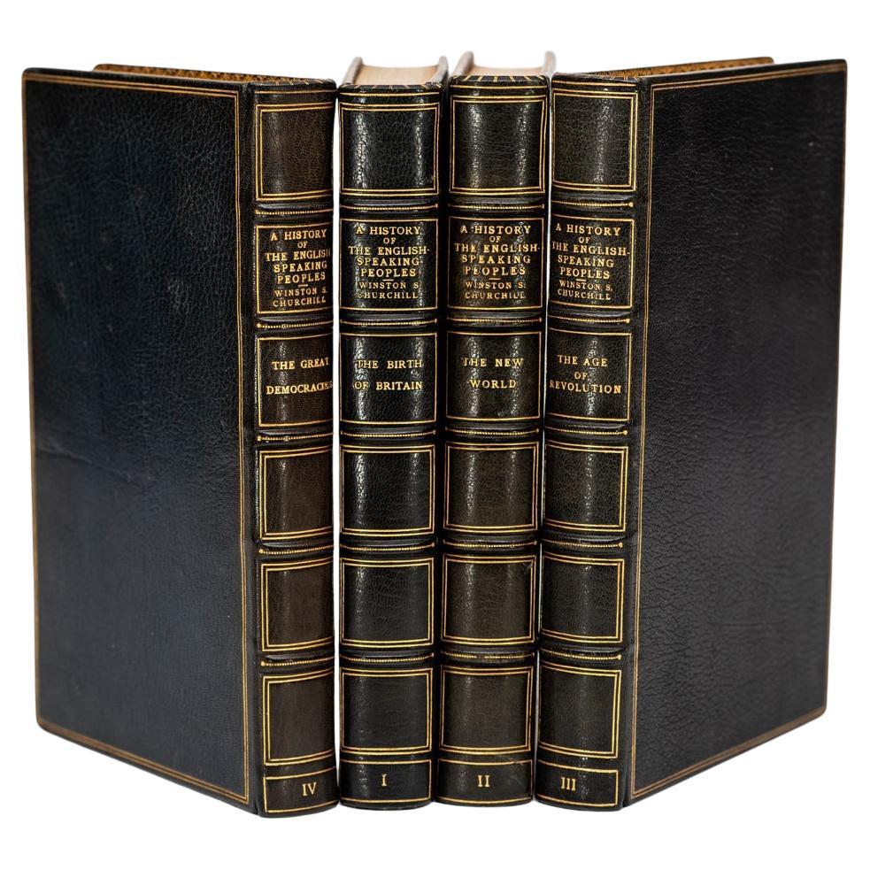 4 Volumes. Sir Winston S. Churchill. Histoire des peuples anglophones