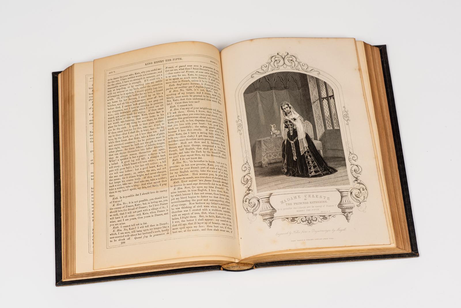 British 4 Volumes. The Works of Shakespeare.