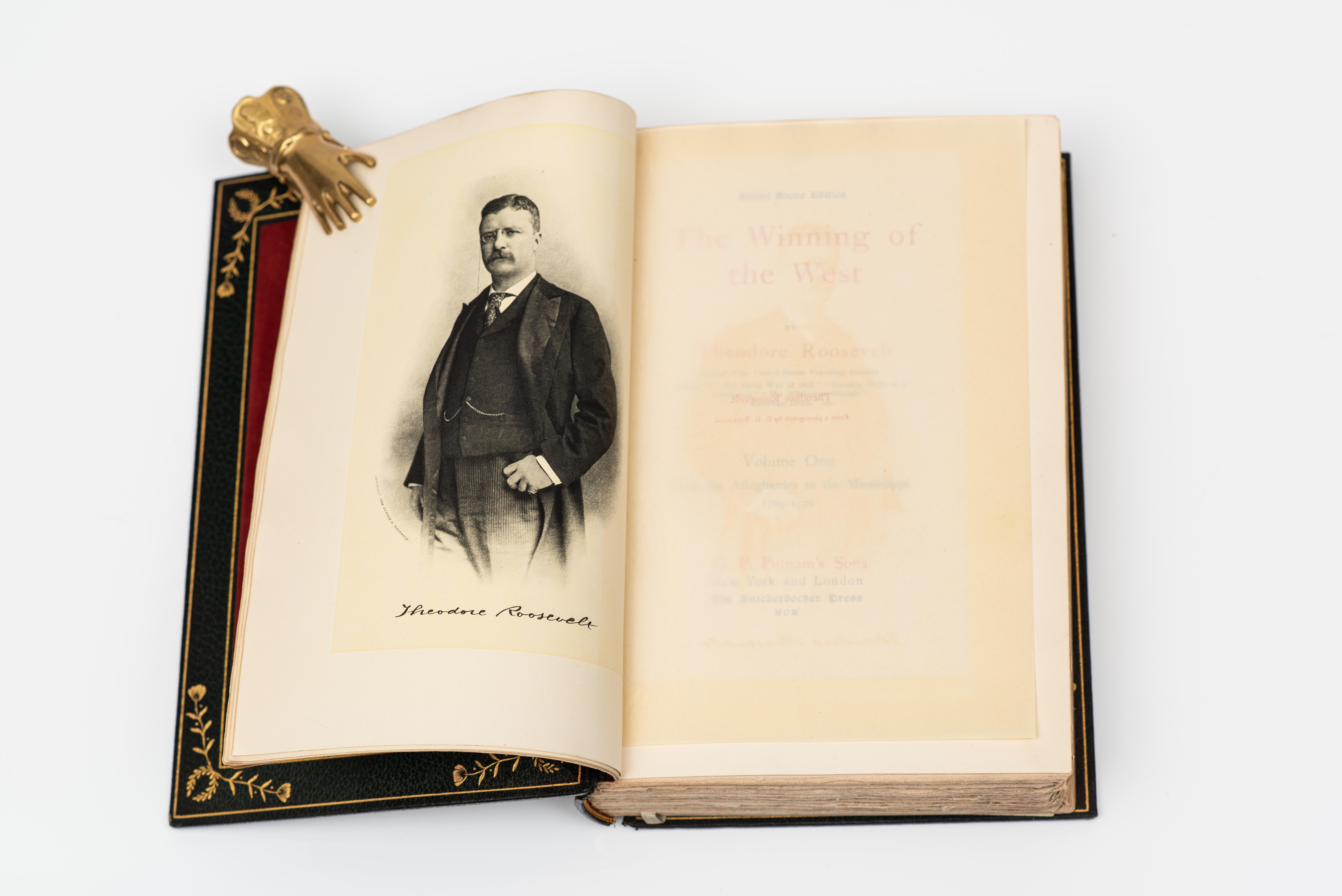 20th Century 4 Volumes. Theodore Roosevelt, The Winning of the West.