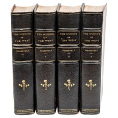 4 Volumes. Theodore Roosevelt, The Winning of the West.