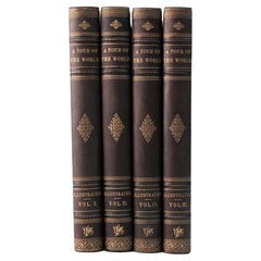 Antique 4 Volumes. (Travel) A tour of the World. 