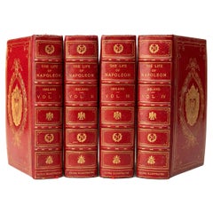 4 Volumes. W.H. Irlande, Vie de Napoléon Bonaparte.