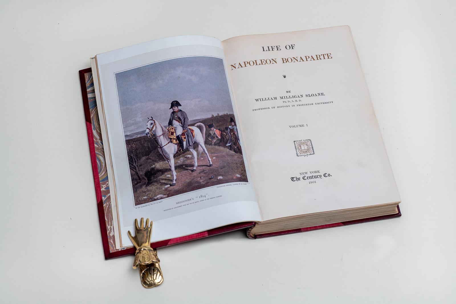 4 Volumes. William Milligan Sloane, Life of Napoleon Bonaparte. In Good Condition For Sale In New York, NY