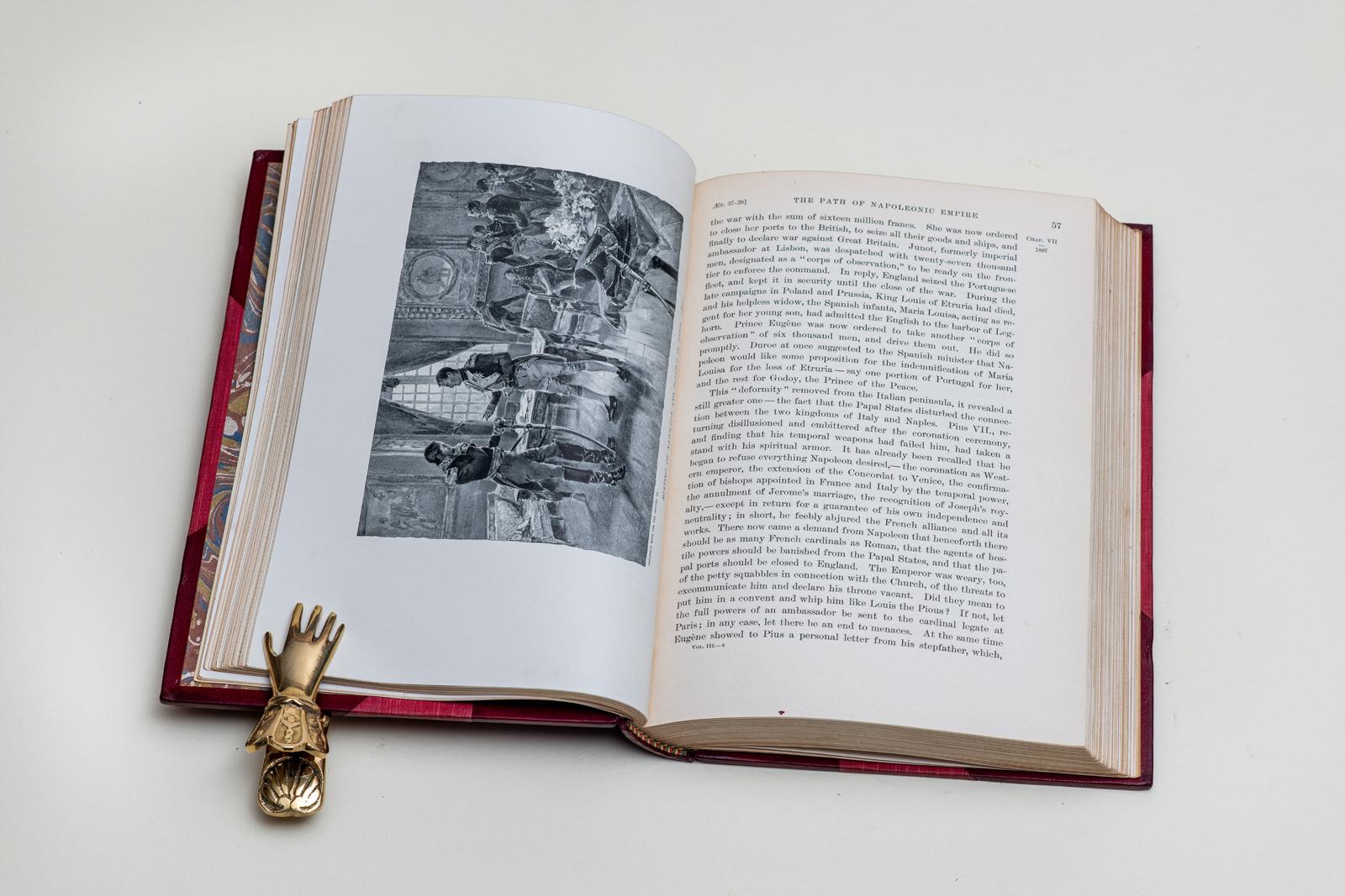 4 Volumes. William Milligan Sloane, Life of Napoleon Bonaparte. For Sale 1