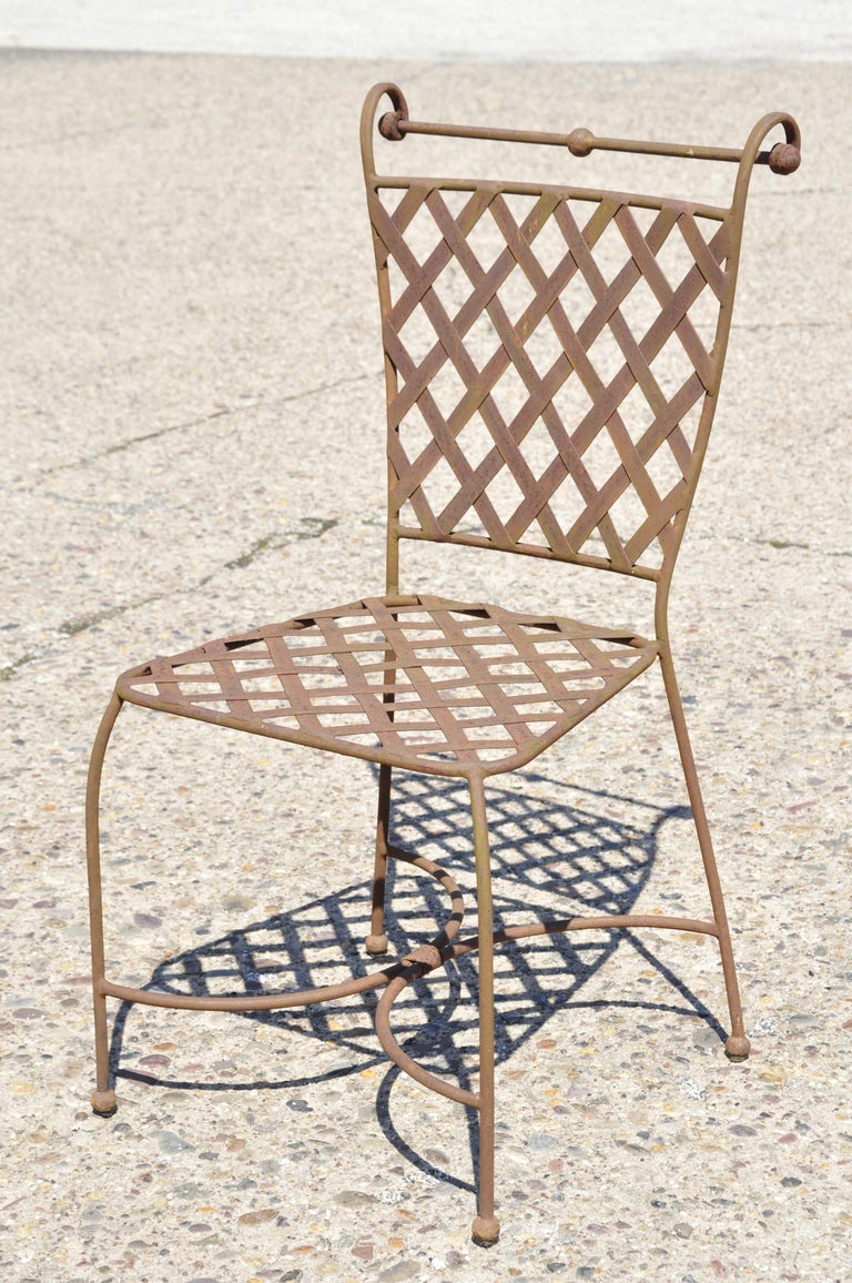 Wrought Iron Dining Chairs Images