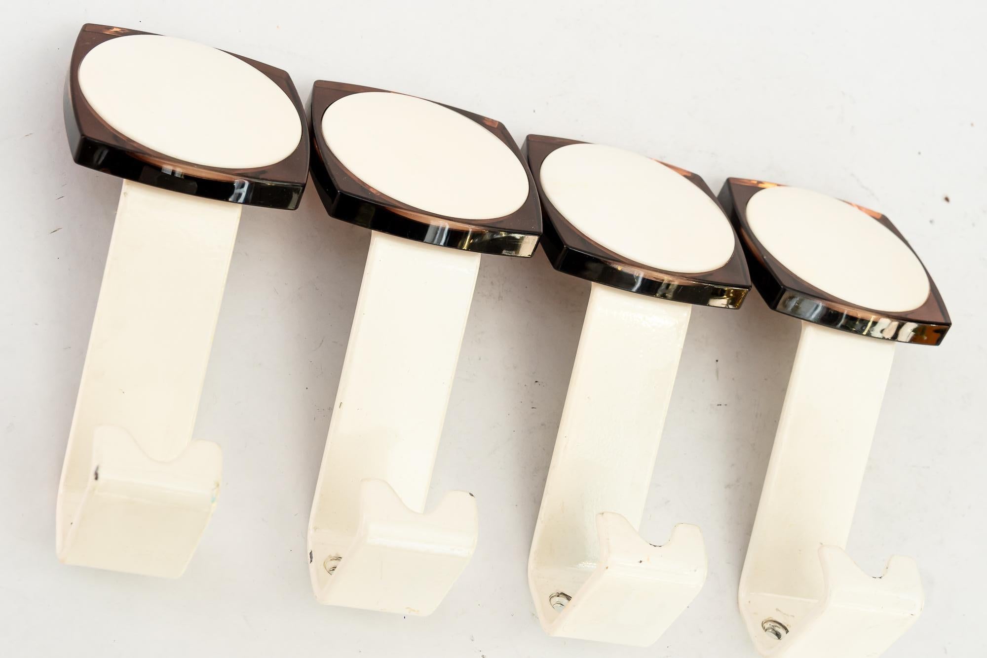 Austrian 4 Wall Hooks Vienna, 1970s ( priced and sold per piece ) For Sale