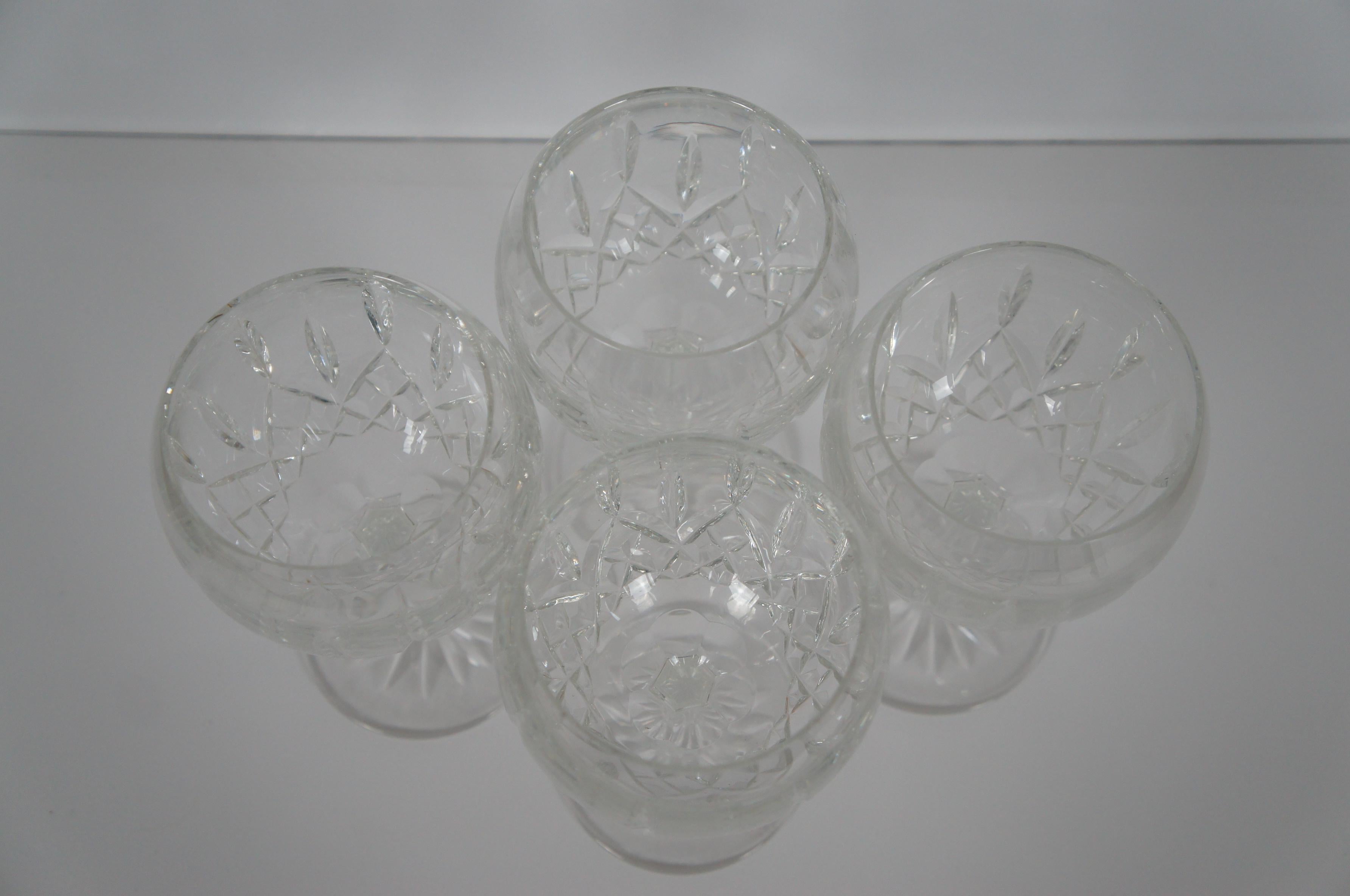 waterford crystal brandy glasses