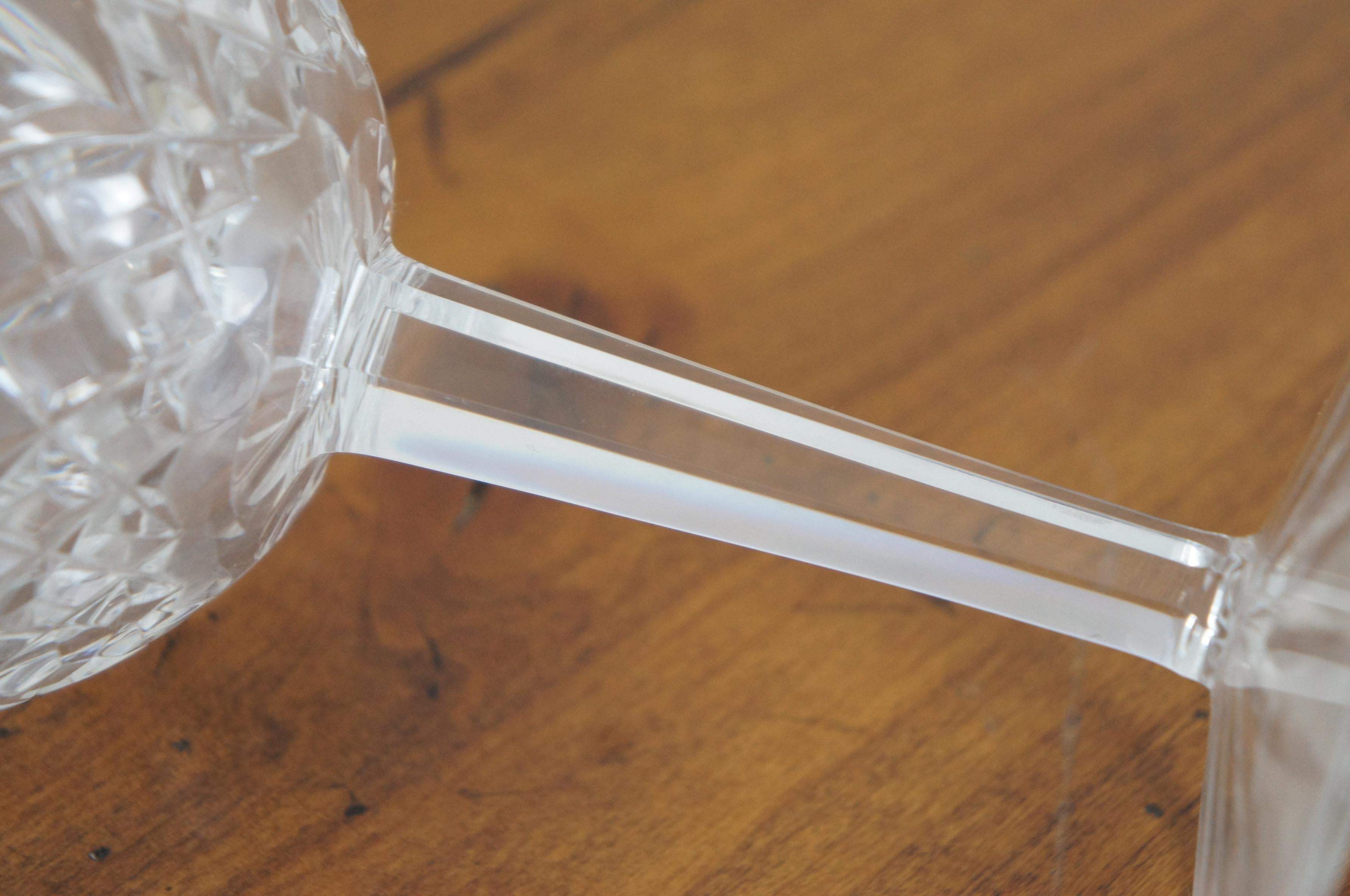 4 Waterford Crystal Lismore Oversized Stemmed Balloon Wine Goblets Glasses 1