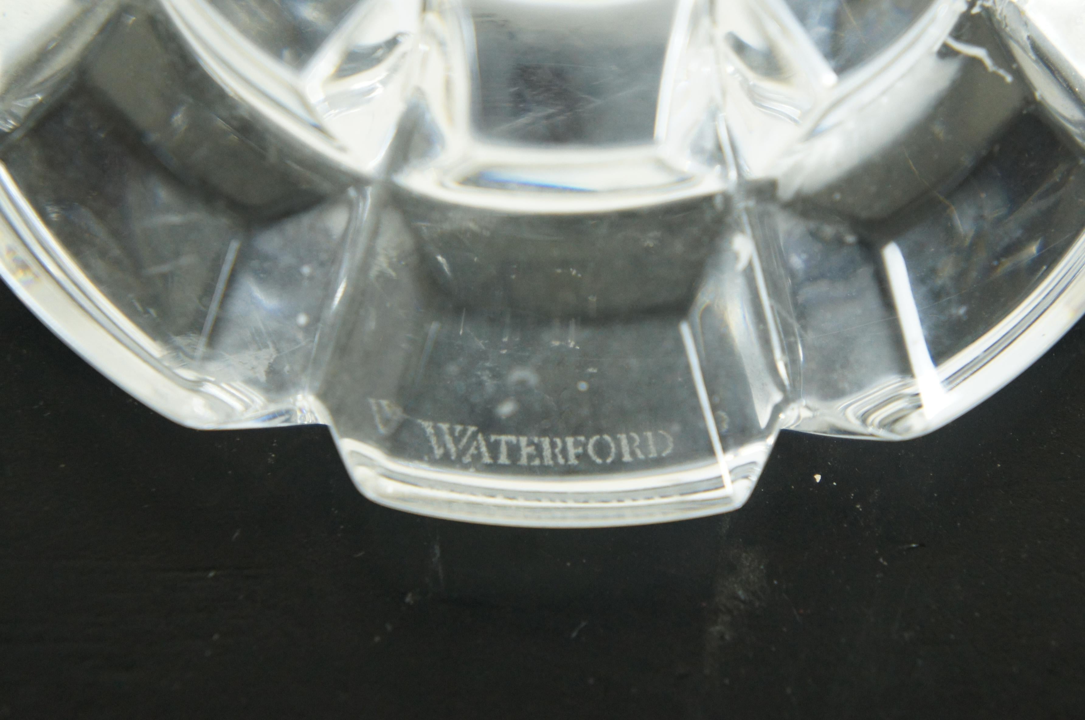 4 Waterford Crystal Luma Illuminology Single Taper Candlesticks Candle Holders 6