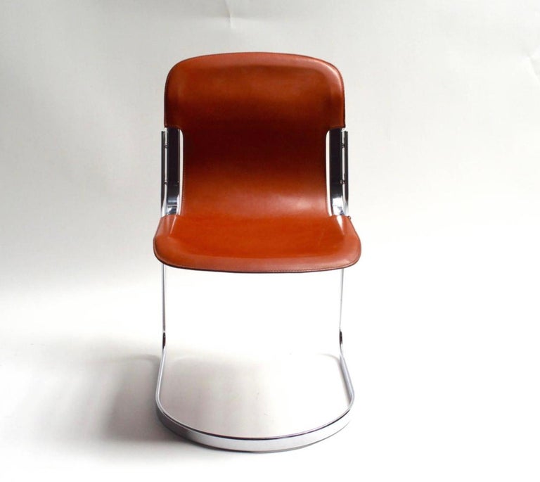 Willy Rizzo Dining Chairs In Good Condition For Sale In Los Angeles, CA