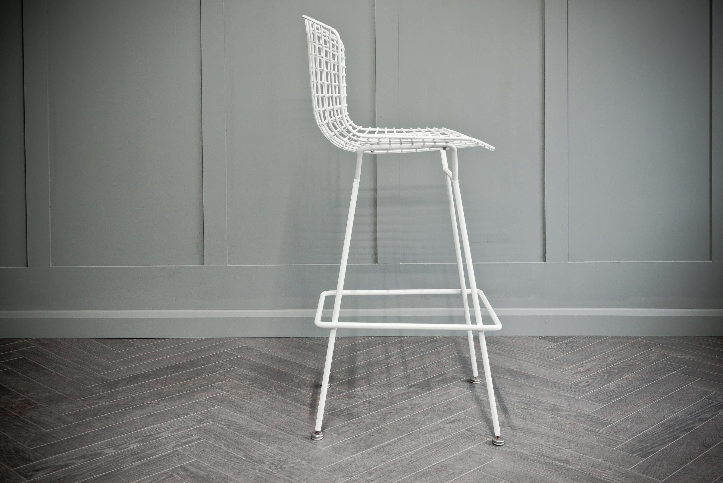 4 Wire Bar Stools by Harry Bertoia for Knoll 7