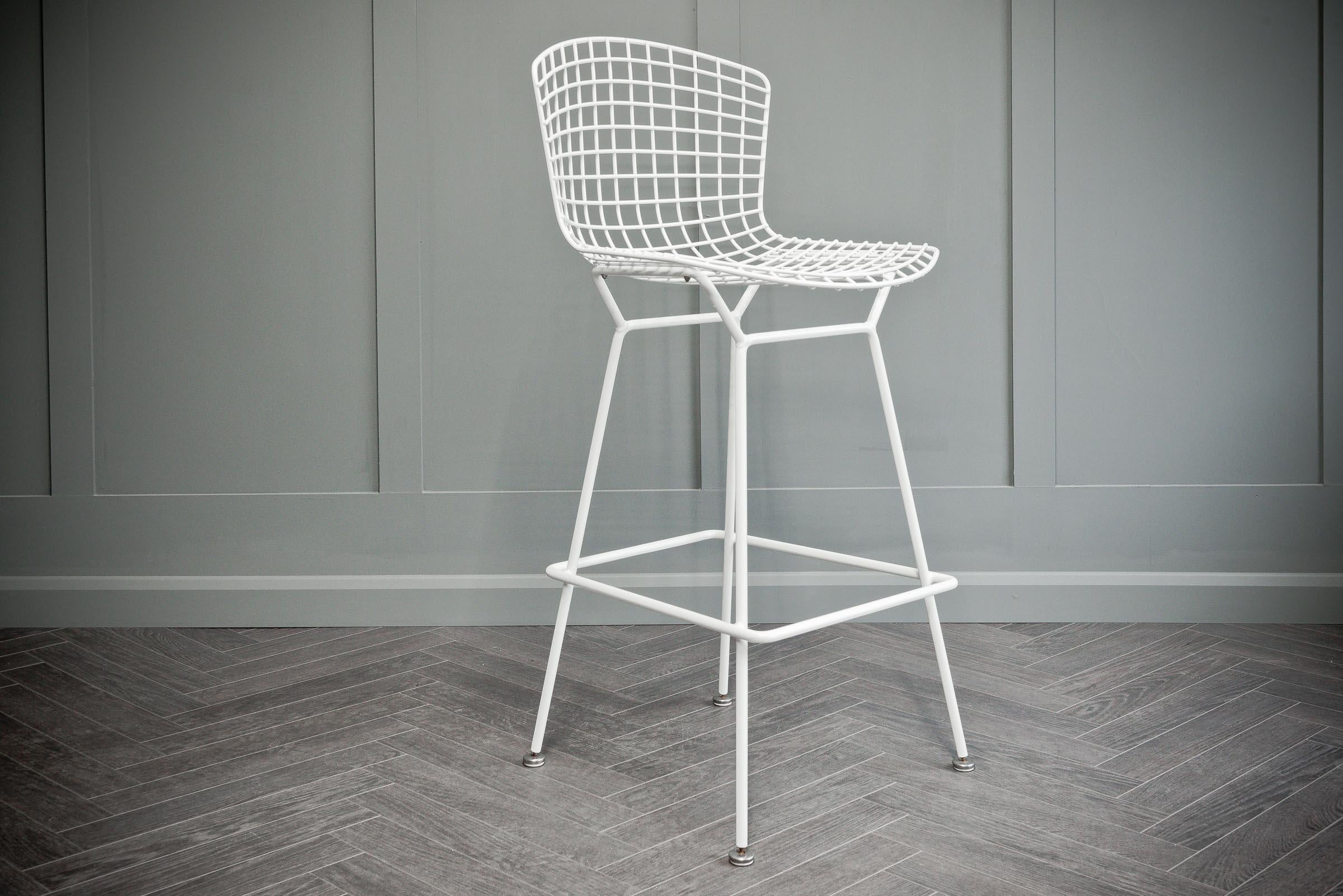 4 Wire Bar Stools by Harry Bertoia for Knoll 8