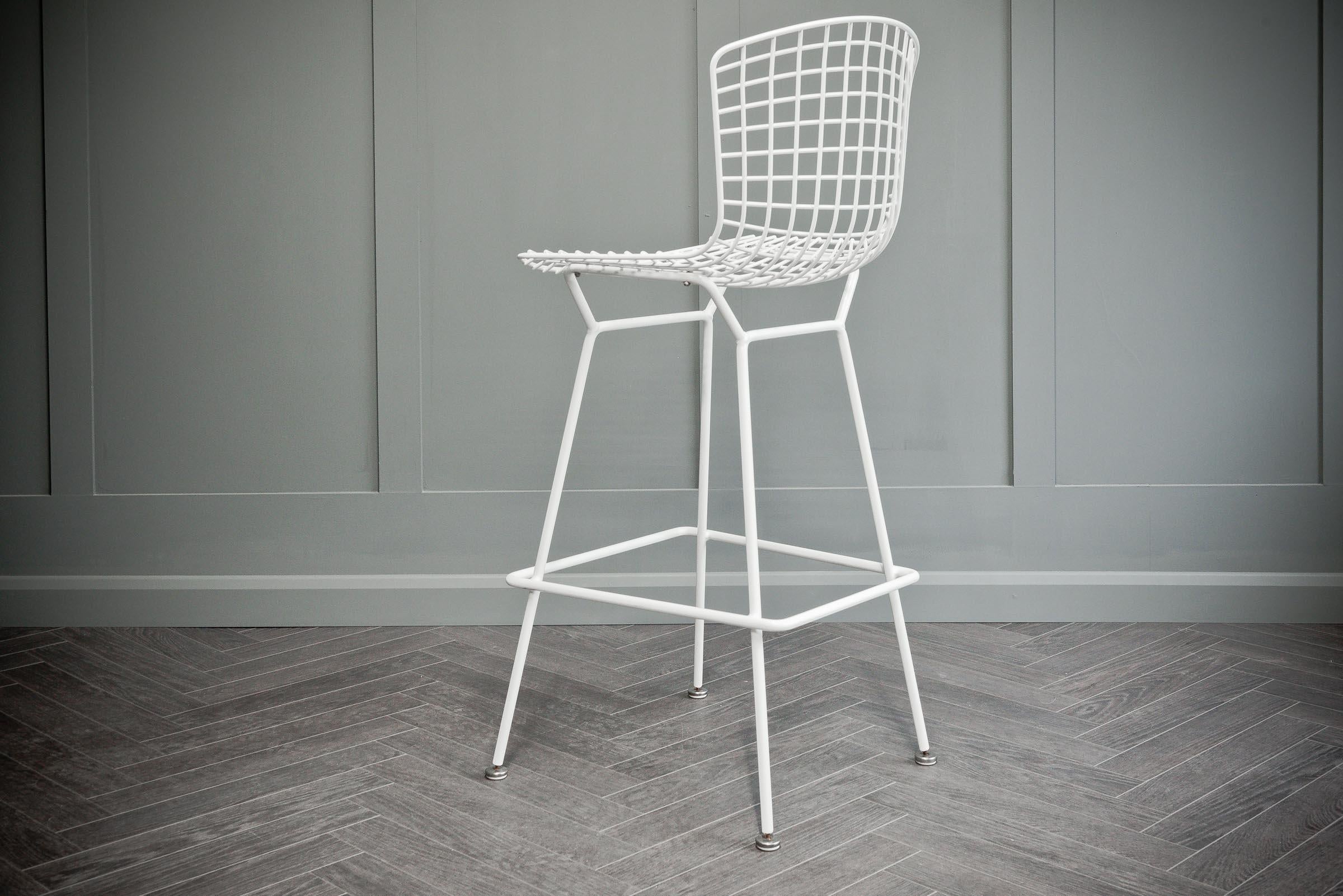 4 Wire Bar Stools by Harry Bertoia for Knoll 4