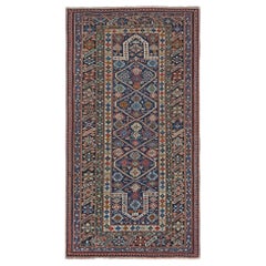 4
 x 7
8" Antique Caucasian Shirvan Chichi Rug, Circa 1880