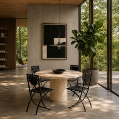 4 x KFF Black Smoked Oak Dining Chairs by Karl Friedrich Förster 1980