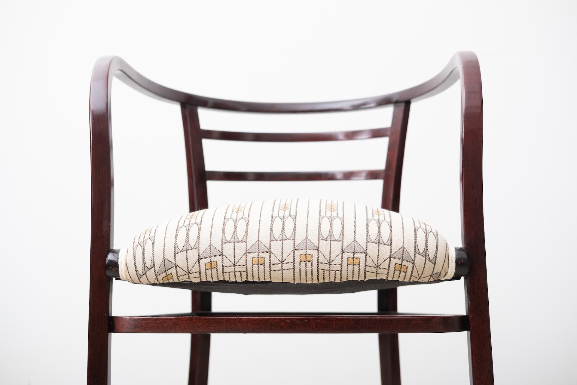4 x original secessionistic Armchair, Otto Wagner for Thonet (