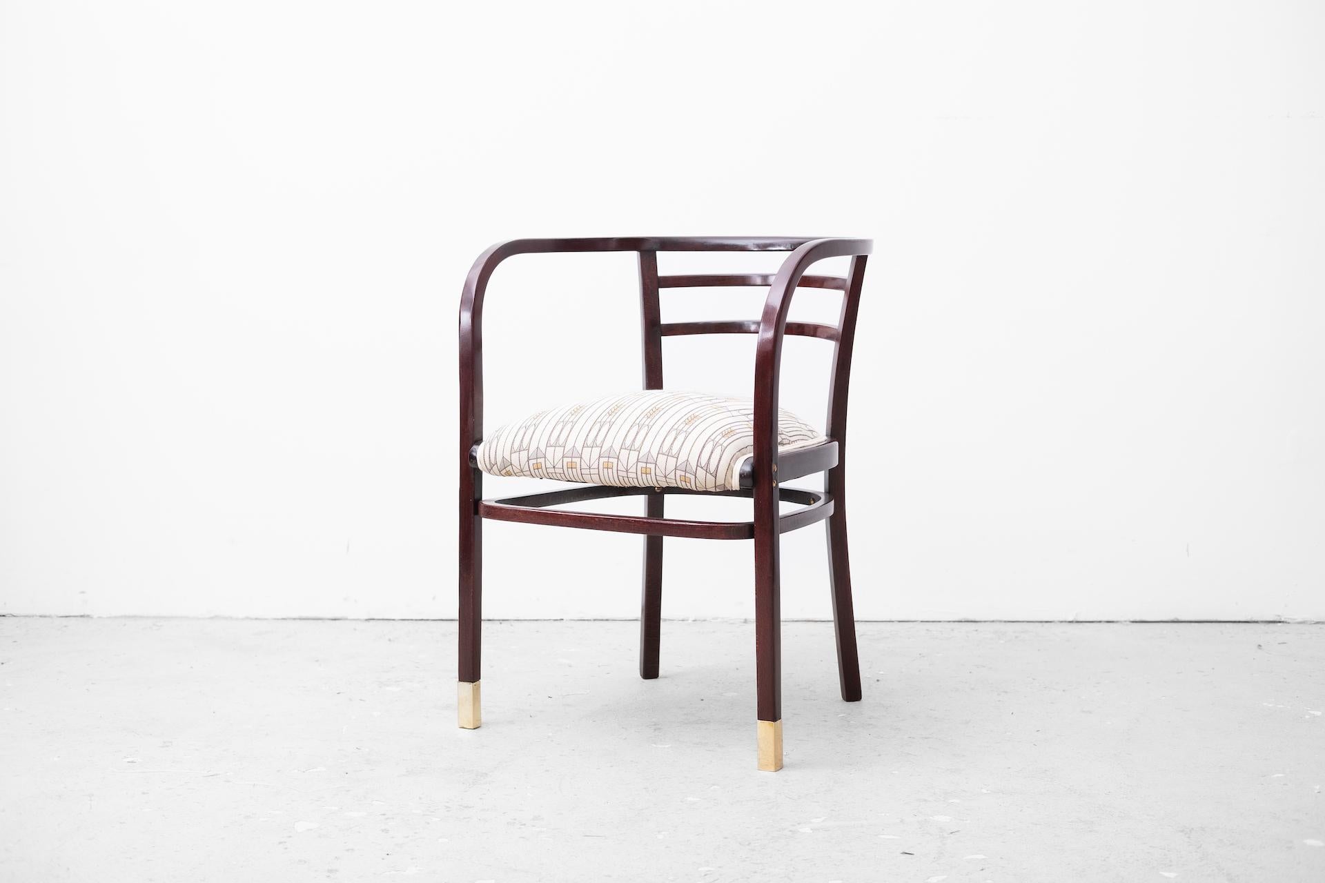 4 x original secessionistic Armchair, Otto Wagner for Thonet (
