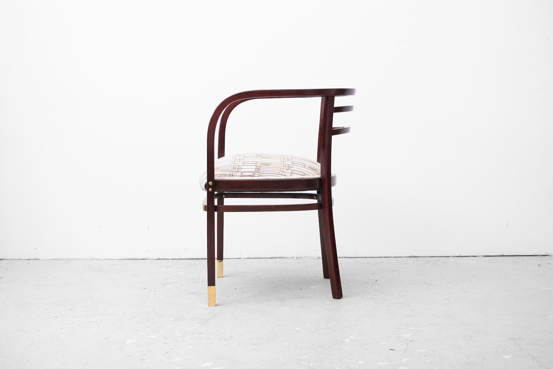 4 x original secessionistic Armchair, Otto Wagner for Thonet (