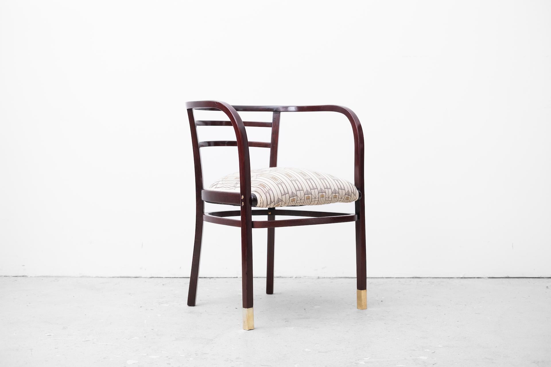 4 x original secessionistic Armchair, Otto Wagner for Thonet (