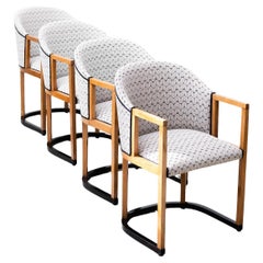 4 x original secessionistic armchair, W. Schmidt for F.O.Schmidt (Vienna, 1908)