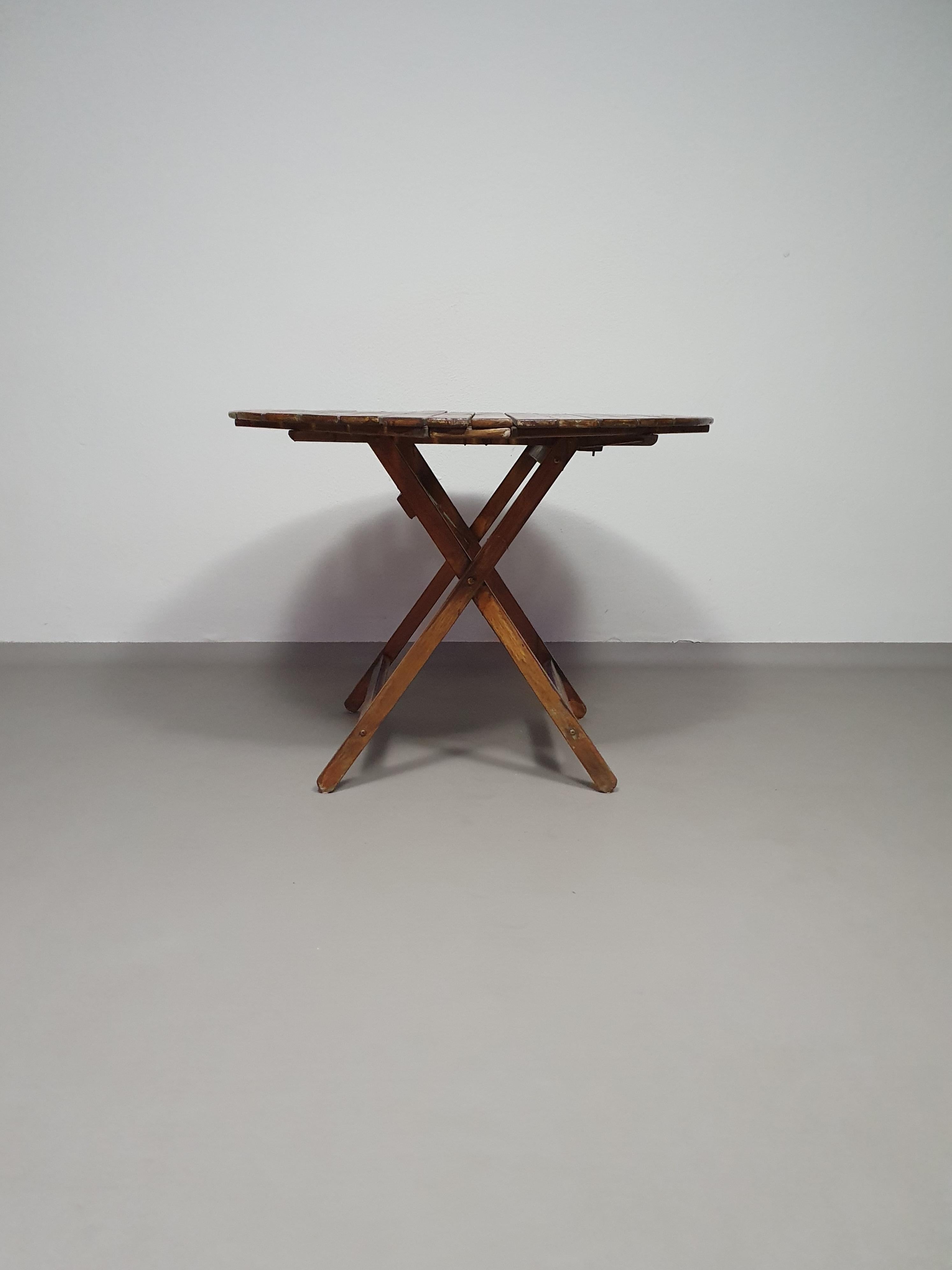4 fauteuils/tables inclinables et pliantes fabriqués par Fratelli Reguitti  en vente 8