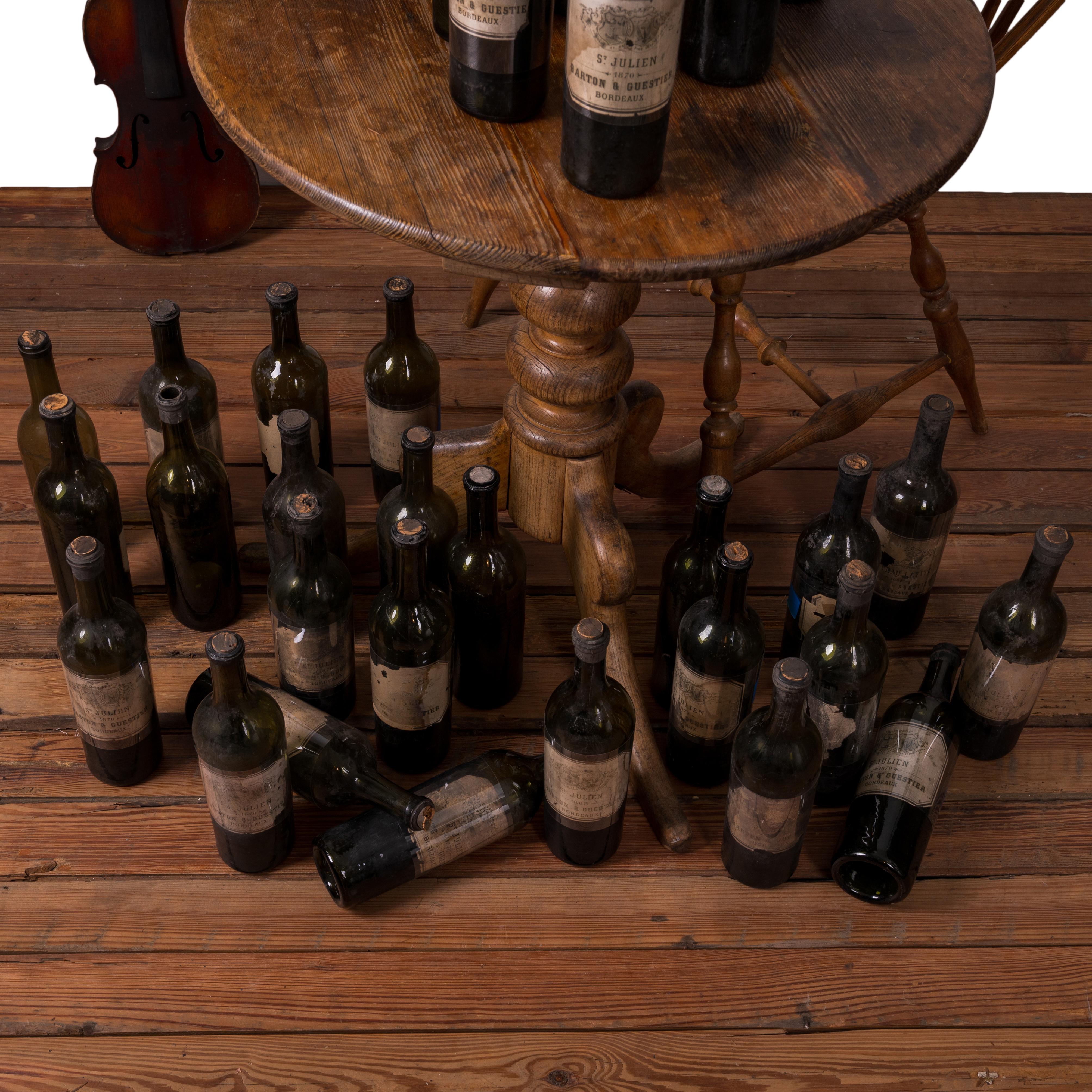 40 bouteilles de Bordeaux Barton & Guestier St. Julien - Histoire de Savannah en vente 1