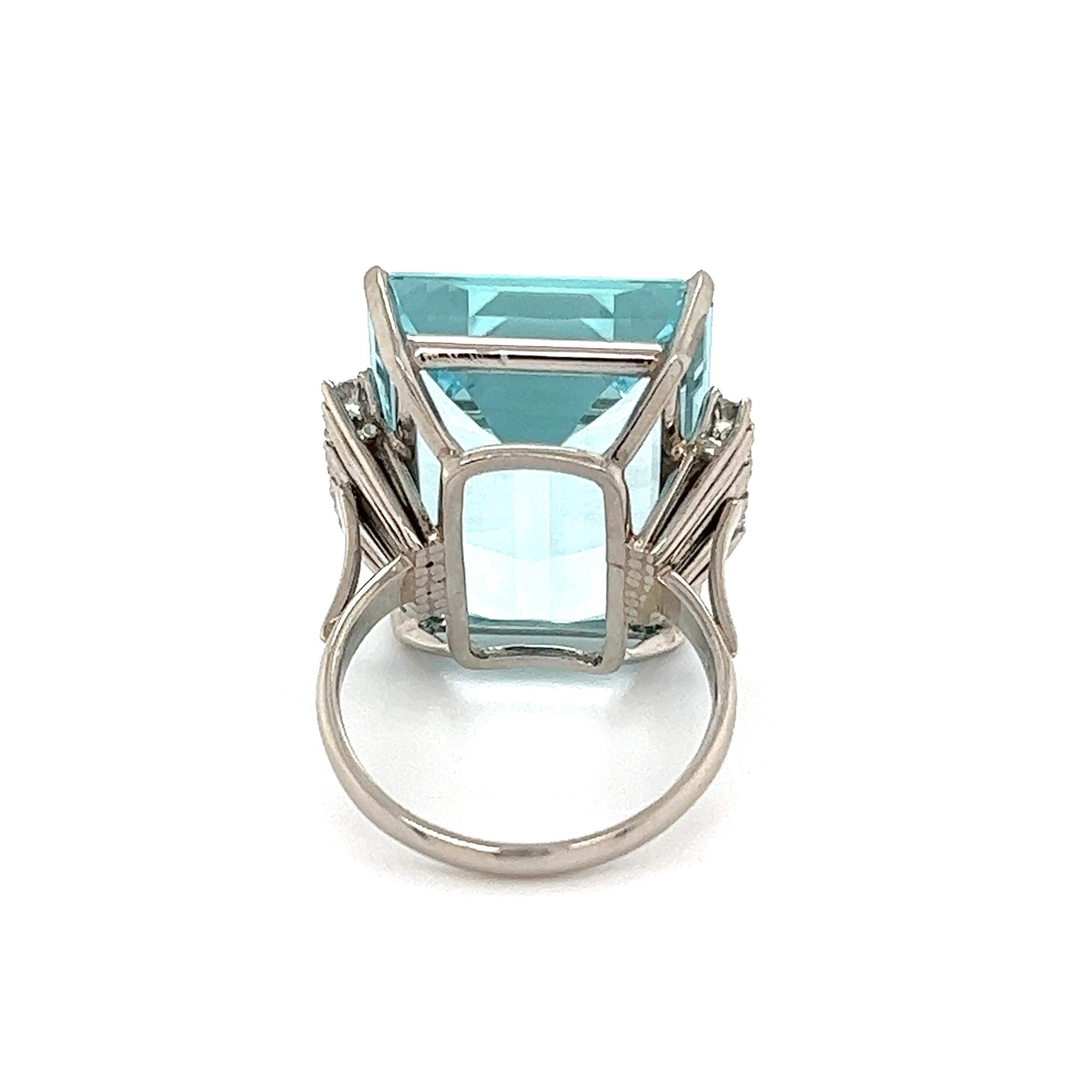 30 carat aquamarine ring
