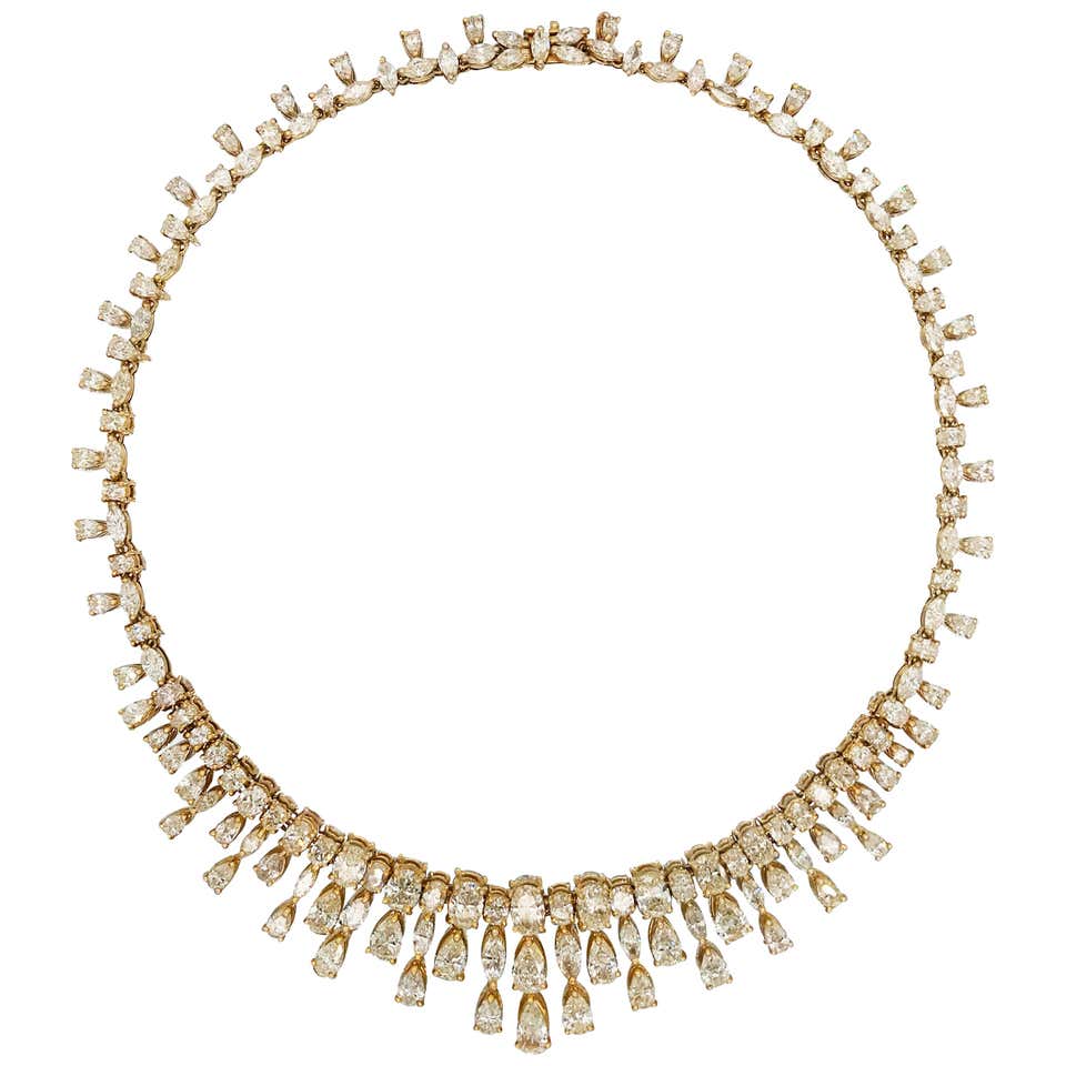 2 Carat Diamond Necklace - 9,184 For Sale on 1stDibs | 2 carat diamond ...