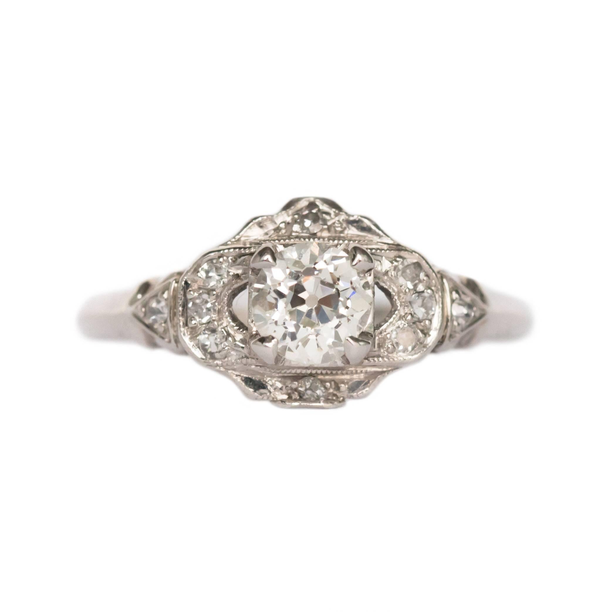 .40 Carat Diamond Platinum Engagement Ring For Sale at 1stDibs | 40 ...